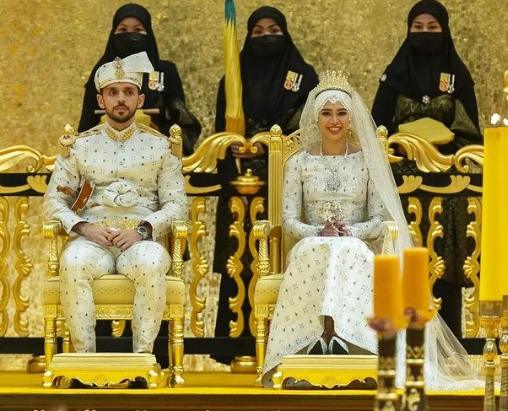 زواج اميرة بروناي من عريس أجنبي بحفل أسطوري